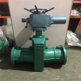 自产自销 GJ941X-10 铸铁电动智能型开关法兰管夹阀 DN200