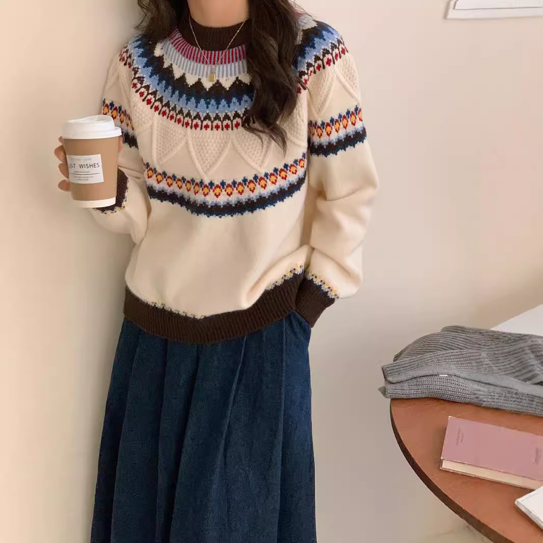 24 invierno Puyuan 2024 nuevo otoño invierno engrosado perezoso viento pequeño dentro de la camiseta de base