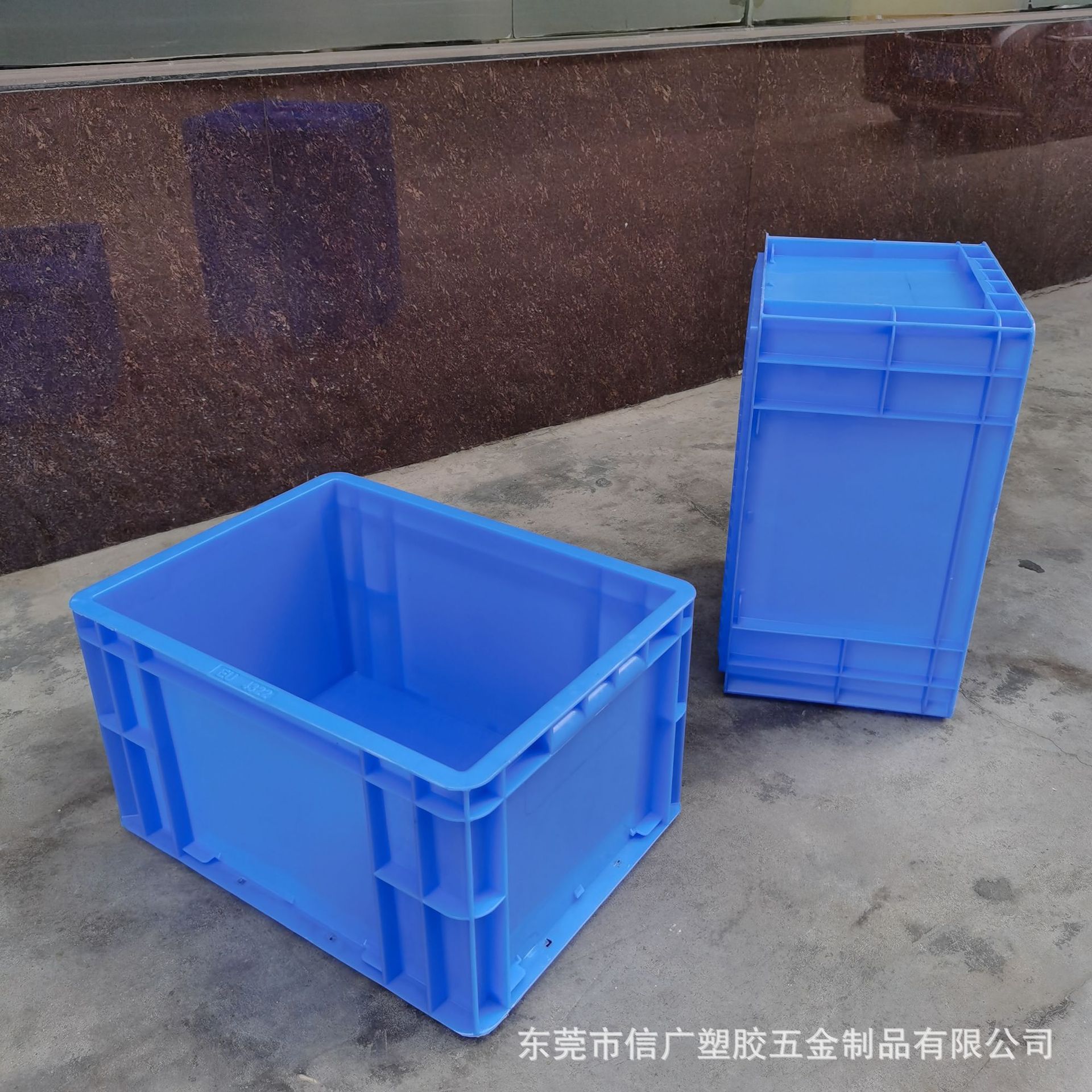 灰色欧标EU箱物流熟胶箱400*300*175mmL五金工具箱汽配箱周转胶框-阿里巴巴