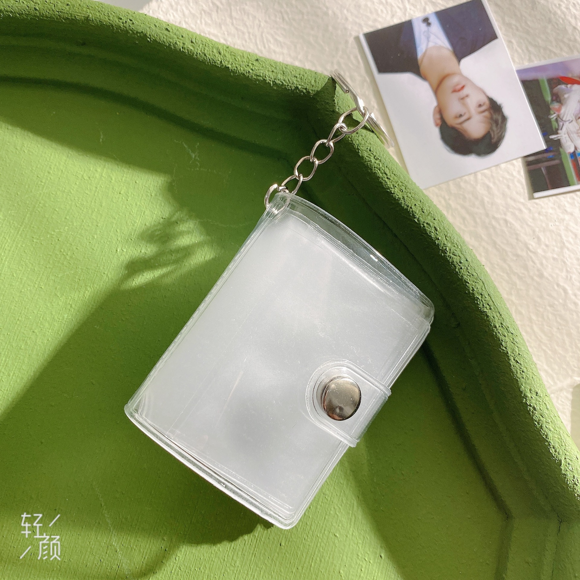 1 pulgada 2 pulgadas MINI álbum de fotos llavero Big Head Photo Star libro de almacenamiento de fotos MINI álbum de fotos