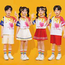 六一小学生运动会演出服啦啦队服装幼儿园舞蹈开幕式表演服班服