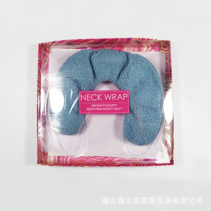 Clay Beads Aromatherapy Neck Hot Compress Scarf Can Be Customized with Inner Liner Packaging Factory Wholesale Cross-Border Amazon