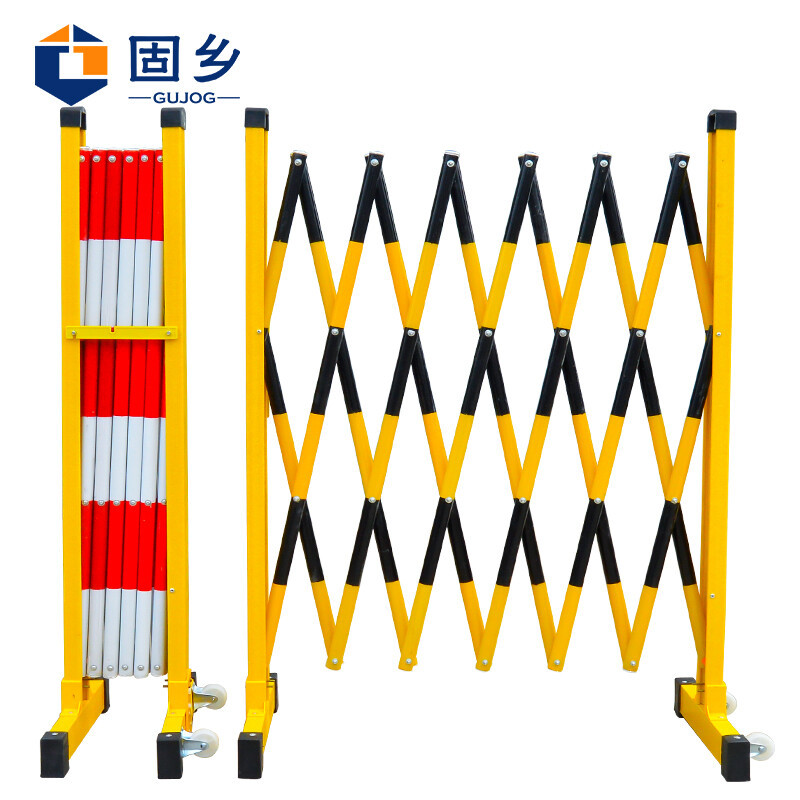 固乡 电厂玻璃钢圆管式硬质伸缩围栏电力施工全绝缘可移动折叠隔