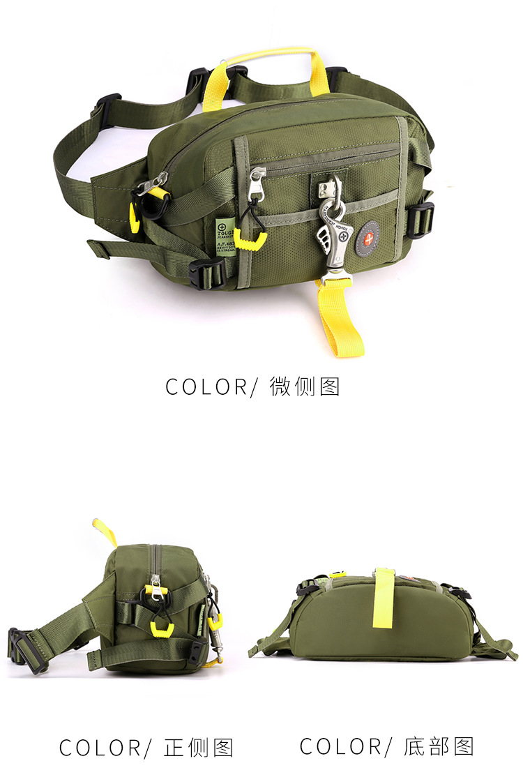 New cross-border large-capacity men's chest bag, outdoor single-shoulder bag, sports phone bag, multi-functional crossbody chest bag undefined