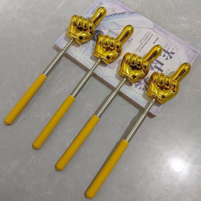 Gold Finger Stainless Steel Telescopic Pointing Stick for Children's Reading, Finger Reading Stick, Baton, Teaching Pointer, Blackboard Teaching Rod Gold Finger Stainless Steel Telescopic Pointing Stick for Children's Reading, Finger Reading Stick, Baton, Teaching Pointer, Blackboard Teaching Rod