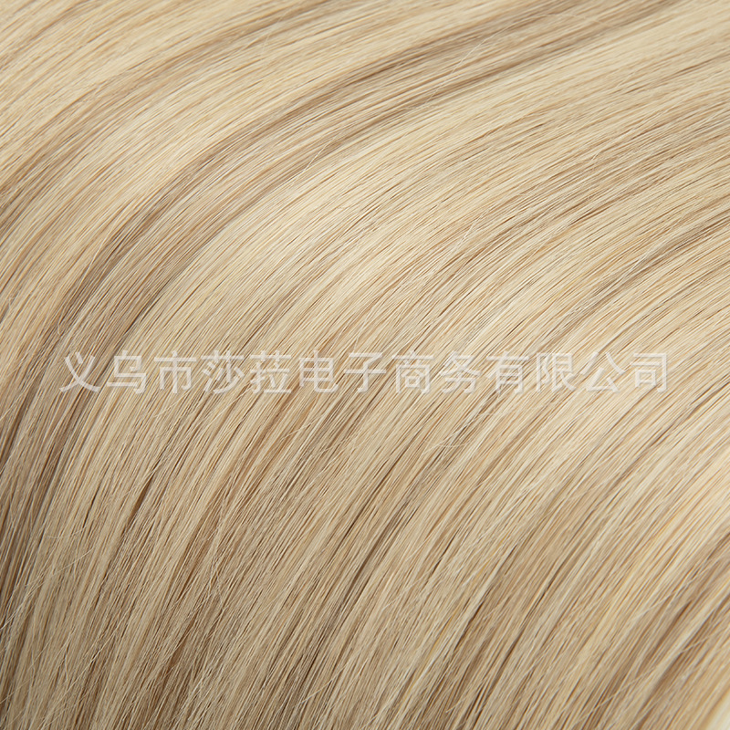 跨境手勾女长发仿真头皮真人发 中分直发轻薄自然全头套厂家批发|undefined