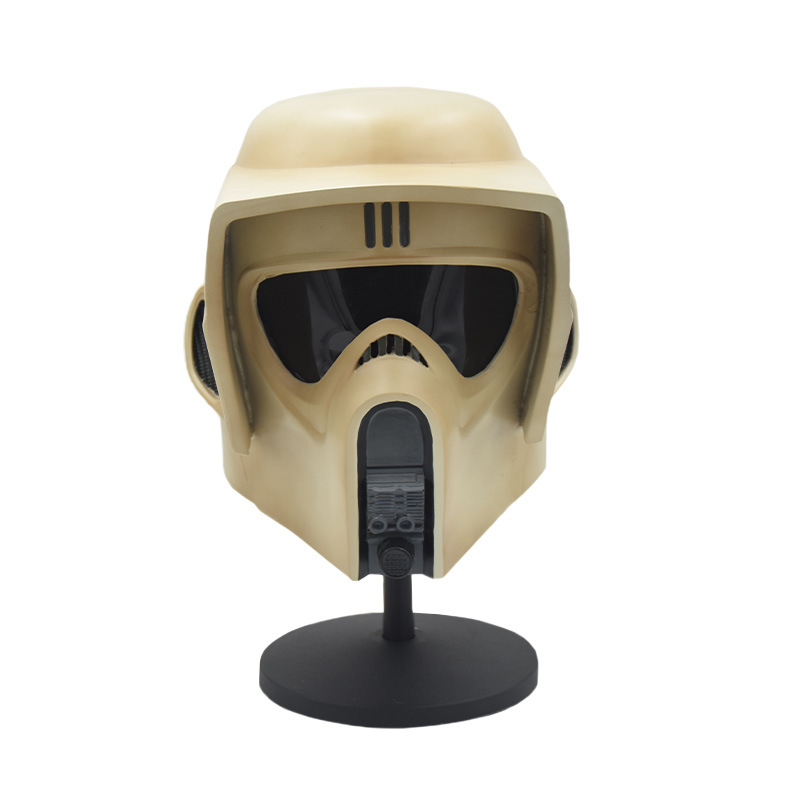 Suministro transfronterizo Star Wars serie Scout casco cine y televisión peripheral cos imitación prop máscara de Halloween