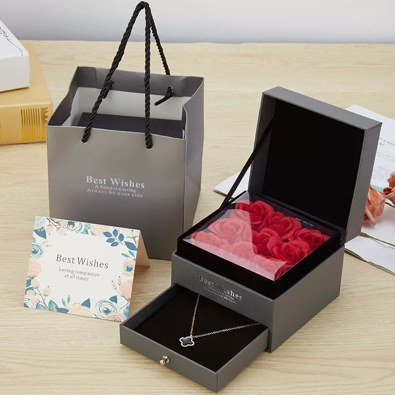 Gift box, necklace, jewelry for St. Valentine's Day, wholesale