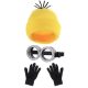 Despicable Me Little Yellow Hat Knitted Hat Halloween Dress-up Embroidered Pullover Hat cosplay Cosplay Hat