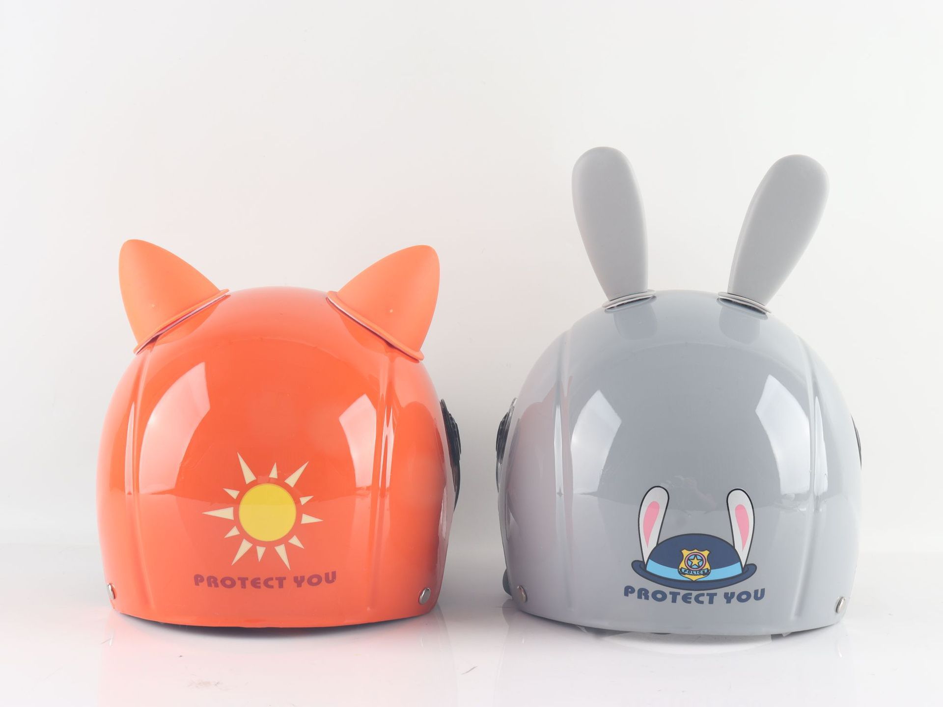 Cross-Border Exclusive Supply of Electric Vehicle Children's Helmets, Cartoon Cute Half-Helmets, Bear-Shaped Helmets for Kids, Students, and Babies for Cycling