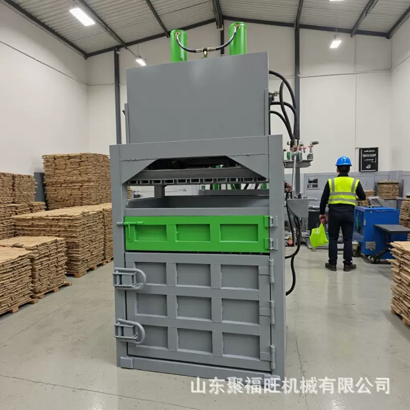 纸箱板塑料瓶薄膜压包机 易拉罐油漆桶打包机 稻草治沙草捆扎机