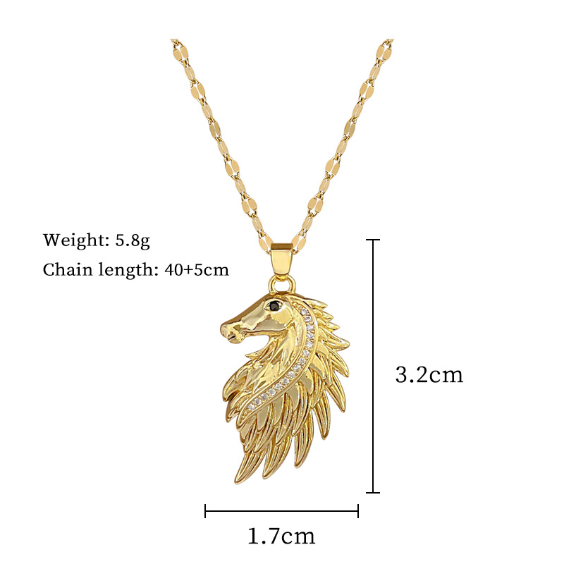 Elegant Full Diamond Collarbone Necklace In Titanium Steel_voghion.com
