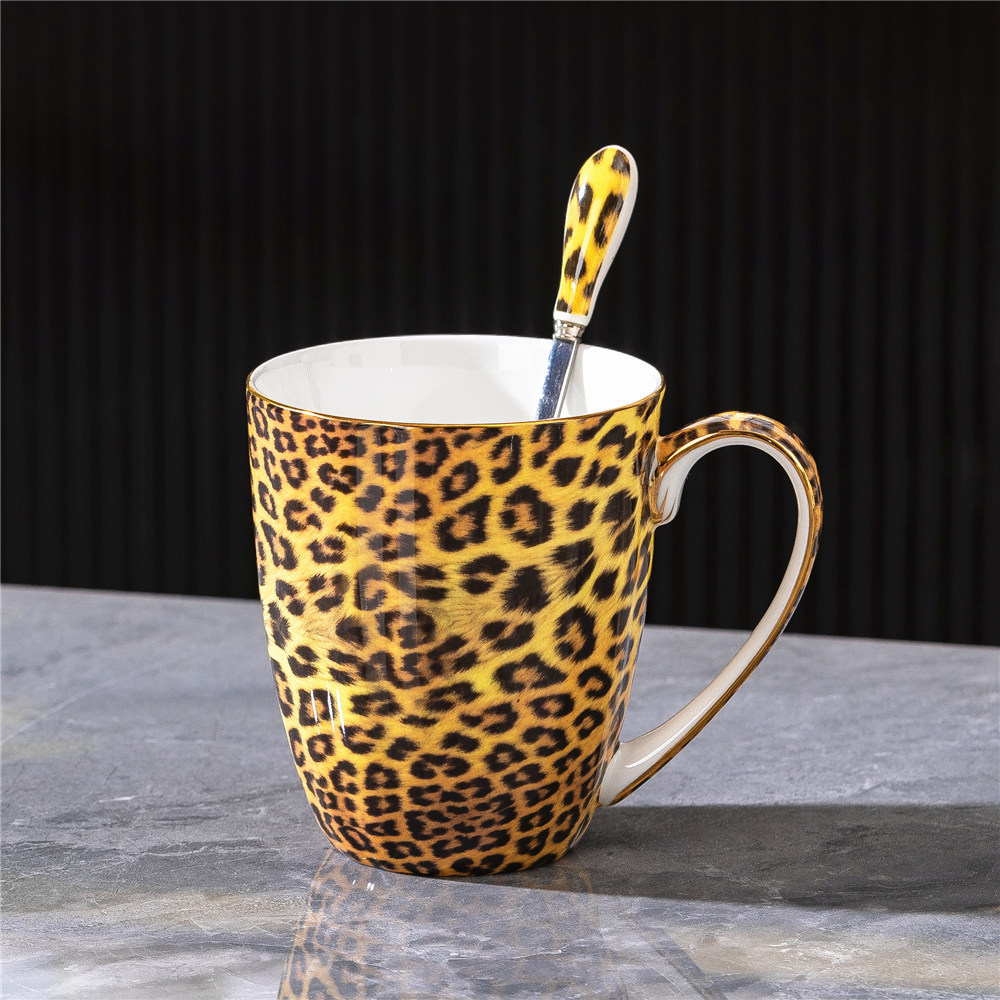 Taza de porcelana fina de estilo europeo, taza de oficina, taza para desayuno, taza para leche, taza para cerveza, taza para té con leche, taza para café