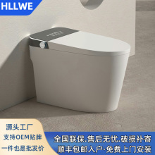 HLLWE家用轻智能马桶一体式全自动翻盖防溅水无水压限制坐便器