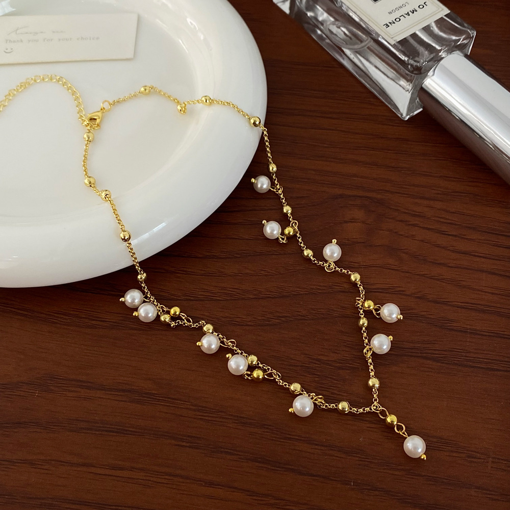 Necklace Classification 1 Piece Quantity Shopping Occasion Modern Style Geometric Freshwater Pearl Necklace