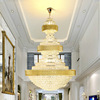 Modern ceiling lamp for country house for living room, hotel round lights suitable for stairs, light luxury style