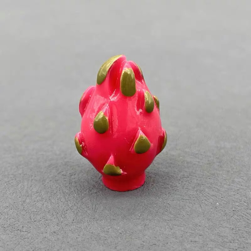 DIY配件树脂仿真萌粒西瓜荔枝桃子芒果水果摆件车载装饰品|undefined