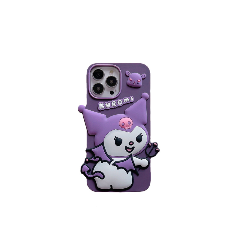 Dark Purple Kuromi iPhone Case Image 10