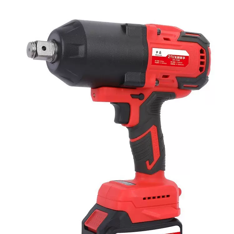 1750N外贸新款汽修专用电动扳手 牧田款大扭力无刷锂电冲击扳手