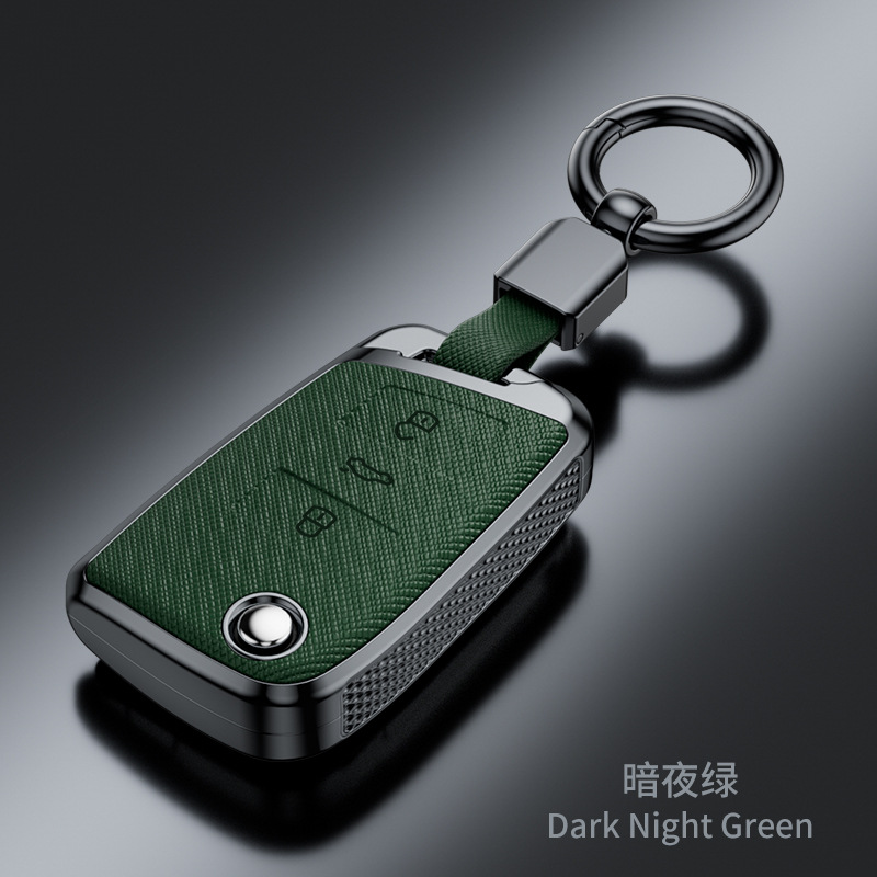 SuitabLe for VoLkswagen Sagitar Tiguan L Lavida Santana Bora Tanyue Passat Cross Pattern FashionabLe Key Cover