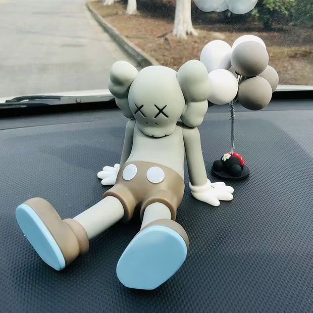 Sitting gray [vinyl material] + gray ball