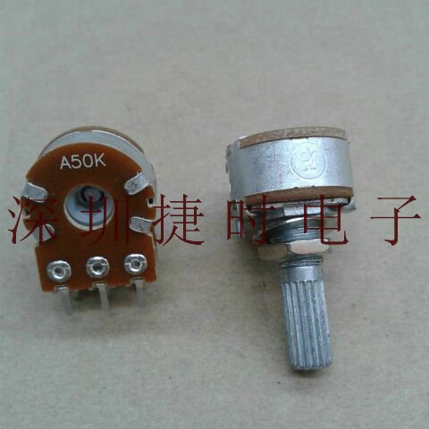 厂家推荐台湾 16型A50K带步进双联电位器 量大价优高品质电位器