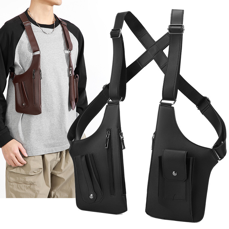 Multifunctional Vest Bag for Men, Retro Underarm Backpack, Men's Crossbody Bag, Multifunctional Shoulder Bag, Men's Sports Backpack Multifunctional Vest Bag for Men, Retro Underarm Backpack, Men's Crossbody Bag, Multifunctional Shoulder Bag, Men's Sports Backpack