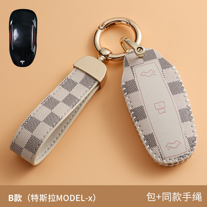 격자 무늬 B [가방 + 로프]]