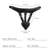 Triangle leather pants