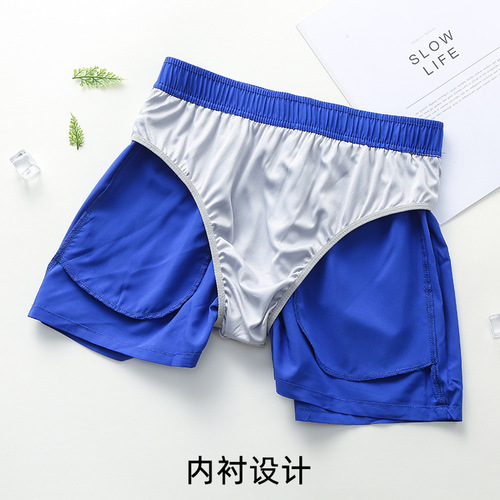 Summer new fitness shorts loose casual thin three-point pants quick-drying basketball pants running sports shorts for men