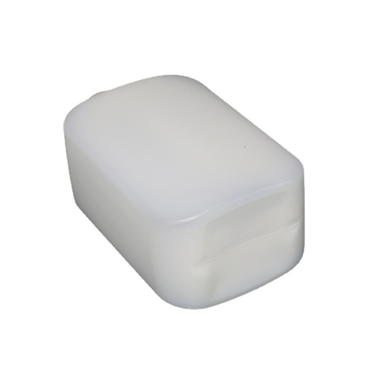 HDPE blanco plano cuadrado de plástico de boca larga de mango largo cabeza de la bomba botella de spray 500ml botella desinfectante de lavado de manos desechable