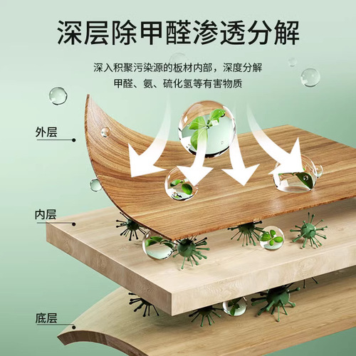 Wholesale formaldehyde removal spray for new homes, biological enzyme formaldehyde removal artifact, indoor odor formaldehyde remover