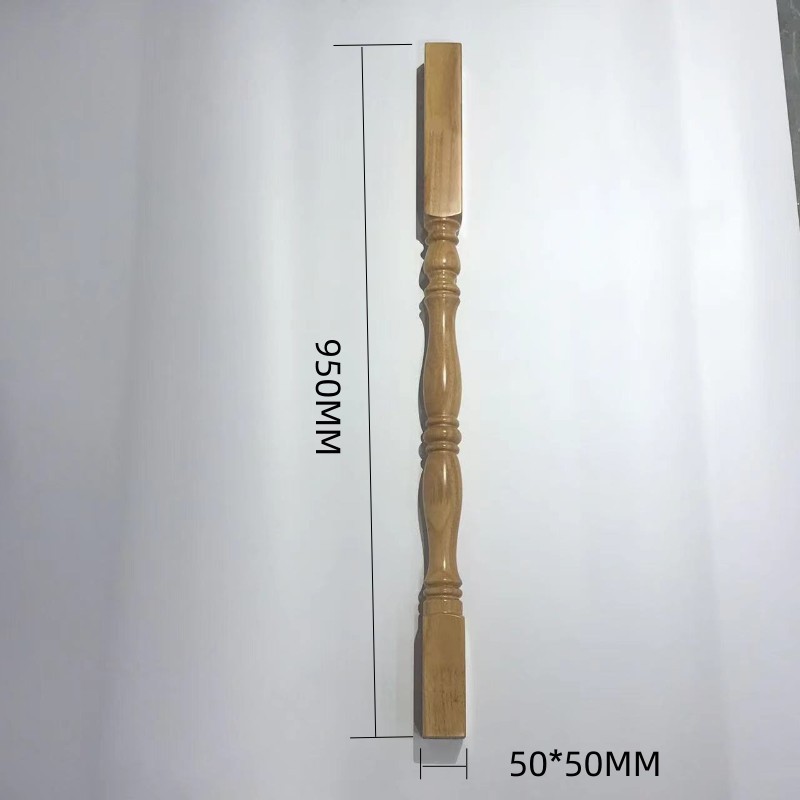 ゴムのケヤキの赤いオークの階段の柱の手すりの柱の白い白地の柱のねじりの柱の実木の手すりの柱|undefined