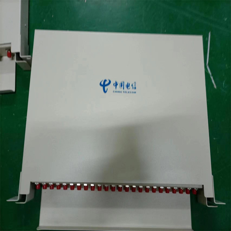 白色FC-UPC12芯24芯48芯抽拉式光纤终端盒 12/24口终端盒熔接满配