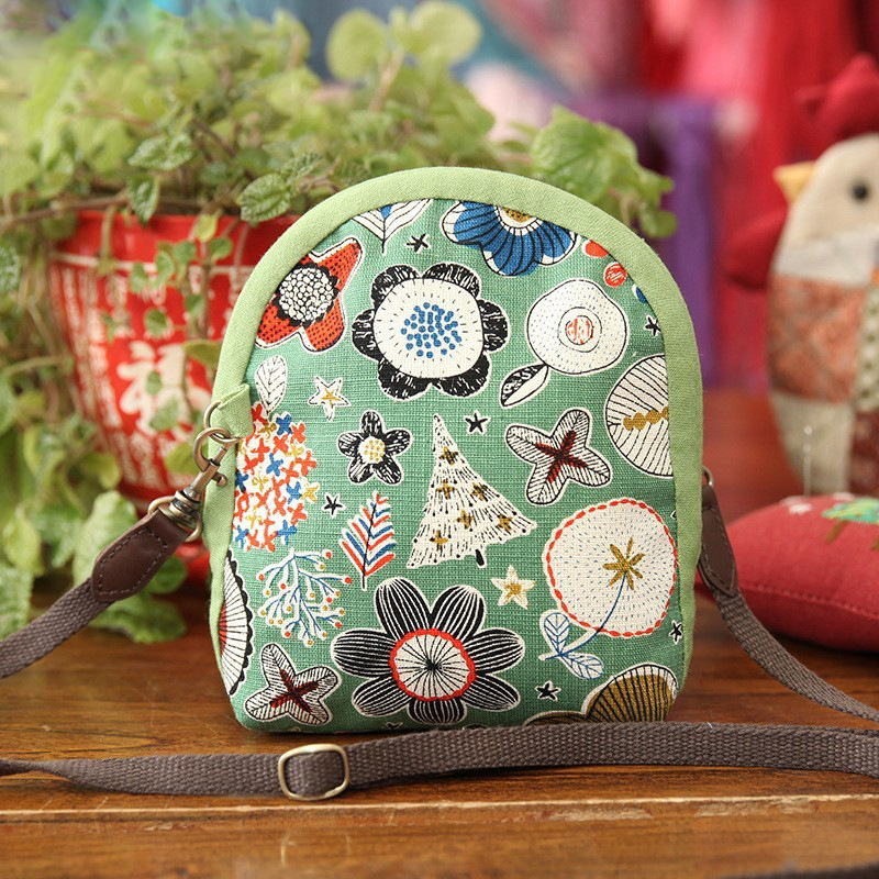 Jinhao bordado hecho a mano DIY material bolsa tela bordada mensajero bolsa de almacenamiento de producción creativa bolsa de cosméticos