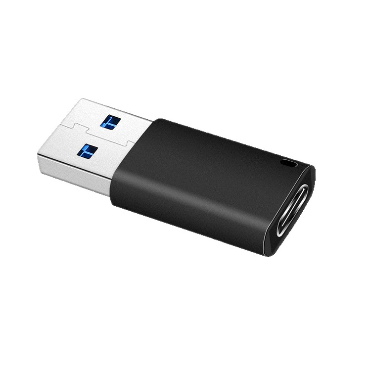 Переходник Type-C female на USB 3.0 для компьютера, зарядка Type-C интерфейс OTG адаптер конвертер