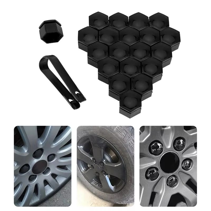 22mm Suitable for Buick Regal Gs, Land Rover Car Tire Screw Decorative Cap, Wheel Screw Plastic Cover Cap