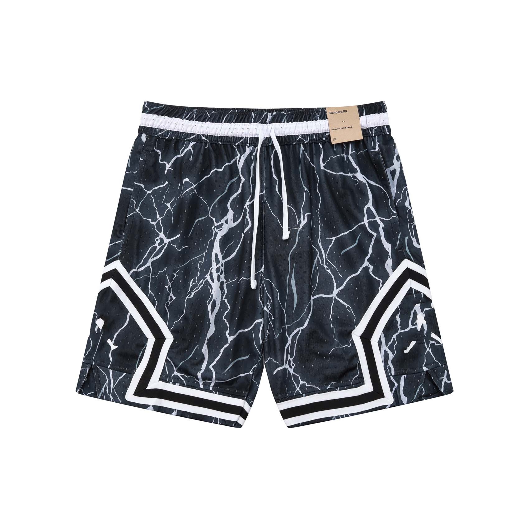 Nuevo estilo americano AJ trapecio moda transpirable deportes de secado rápido pantalones de cinco puntos pantalones de entrenamiento pantalones cortos de baloncesto pantalones cortos de futbol