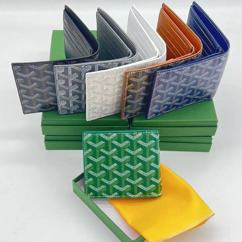 In-Stock Luxury Goyard Wallet Versatile for Men and Women, Elegant Short Wallet, Card Holder, Monogram Coin Purse