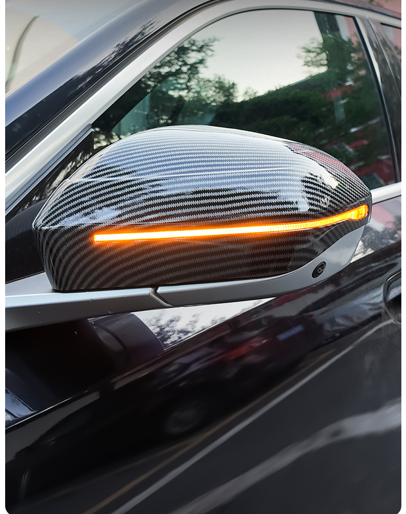 Suitable for Bmw's New 5 Series X3 Black Warrior Rearview Mirror Shell Protective Cover Decorative Blackening Kit Appearance Modification Accessories
