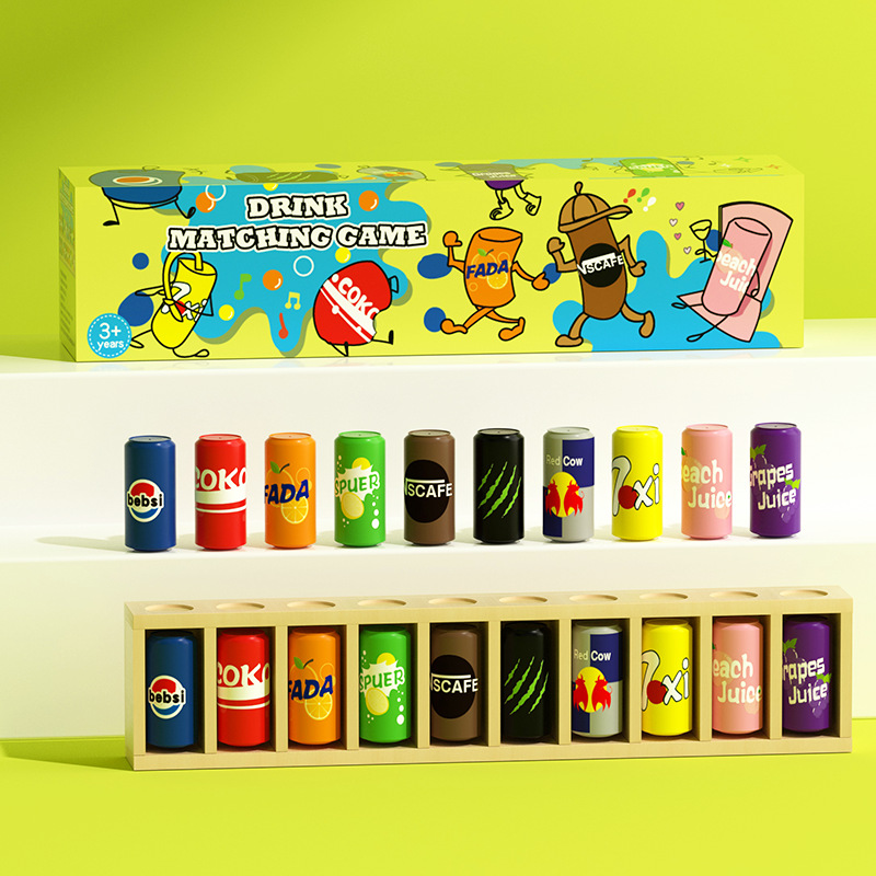 Juguetes transfronterizos CE/CPC Amazon Doll Color Emparejamiento Adivina Color Botella de agua Juego de clasificación Juguetes educativos 3