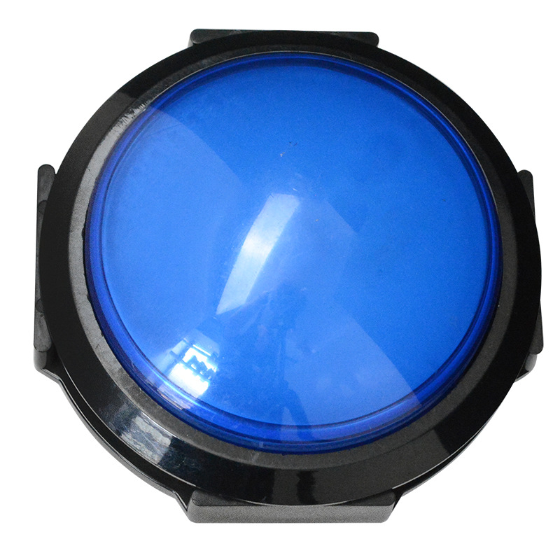 八卦型100凸面带灯按钮游戏机配件大圆按键批发开关银触点