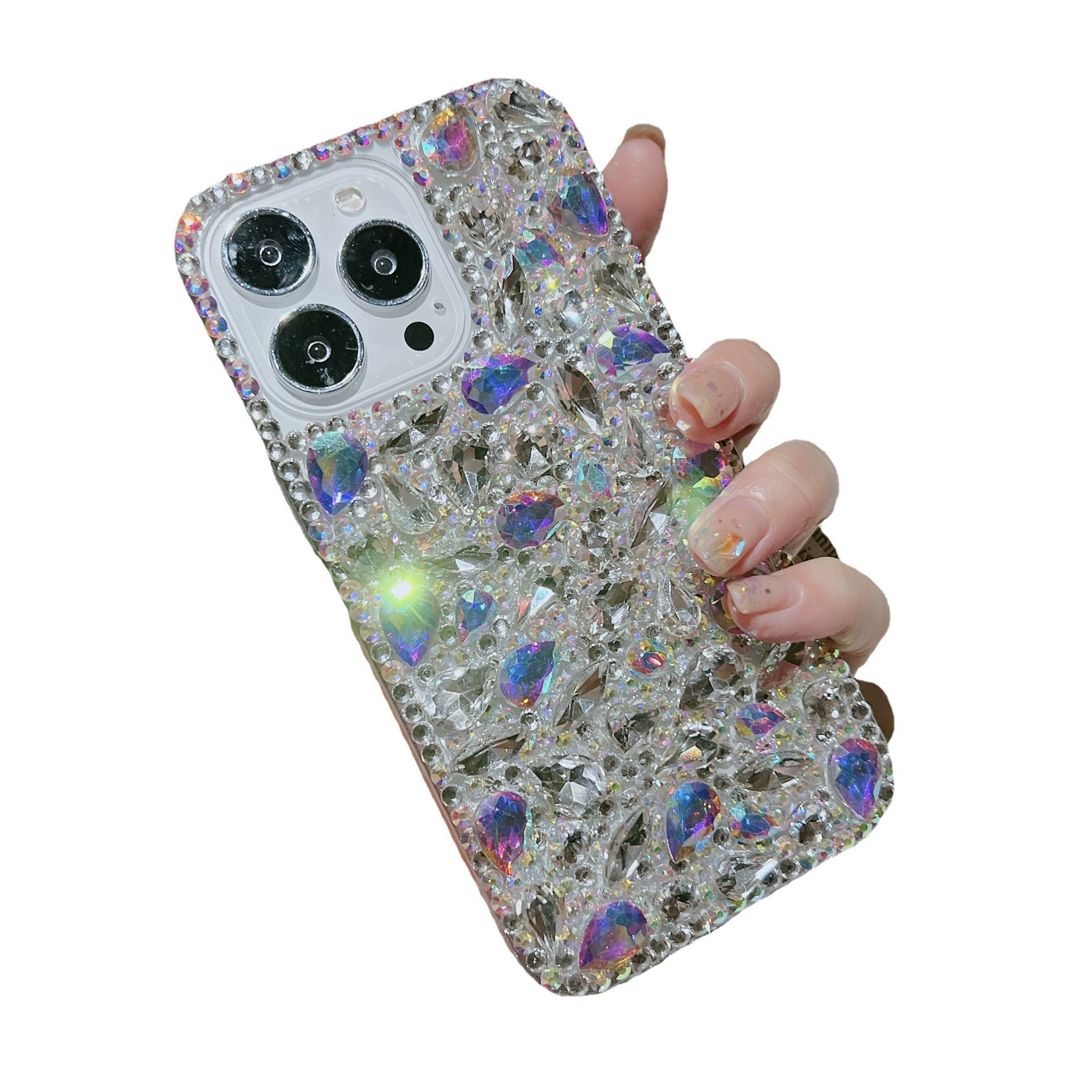 Apple, iPhone 14/15, совместимая накладка для телефона, защитный чехол, инкрустирован драгоценными камнями, iphone, 13, 13promax