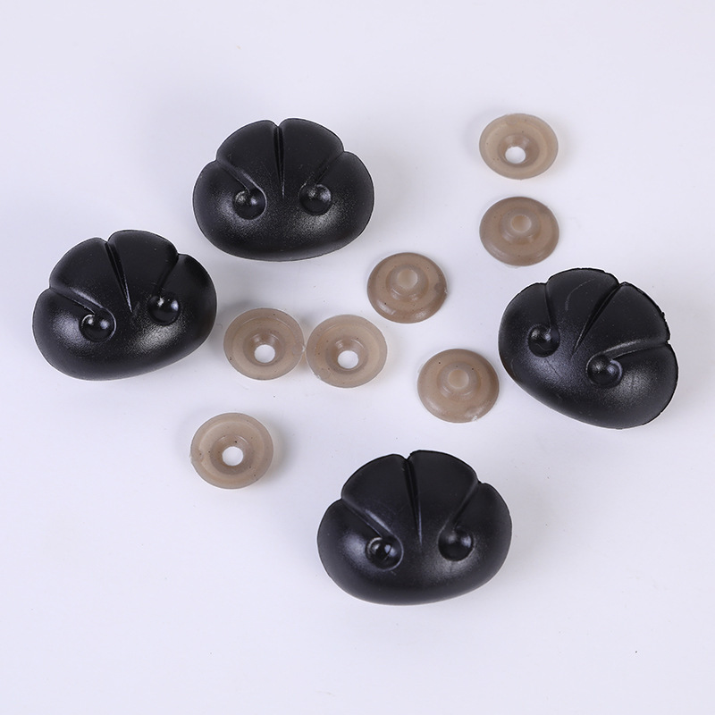 Stuffed Toy Flower Nose Poke Thread Lying Dog Nose DIY Plastic Dog Nose Doll Accessories Doll Accessories