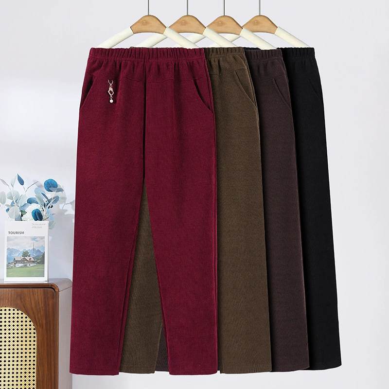 Вельветовые мамы брюки для детей осенью и зимой