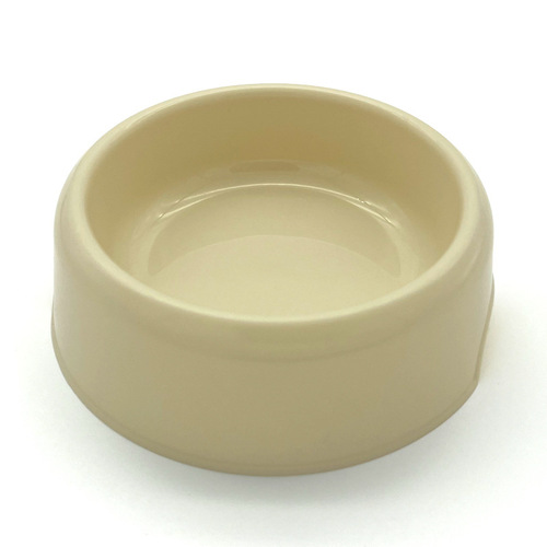 Pet Plastic Bowl Nordic Style Simple Round Mouth Dog Bowl Fresh Style Dog Food Bowl Cat Bowl Pet Bowl