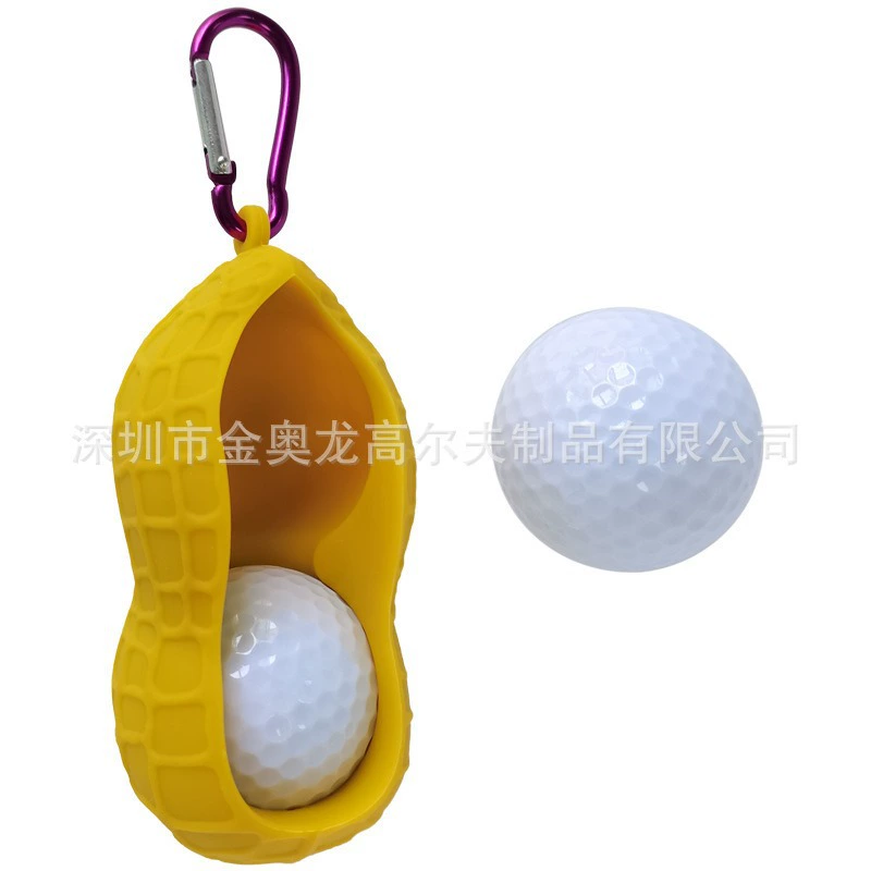 Amazon Spot Golf Peanut Silicone Ball Bag Golf Accessories Tool Belt Bag Silicone Small Ball Bag