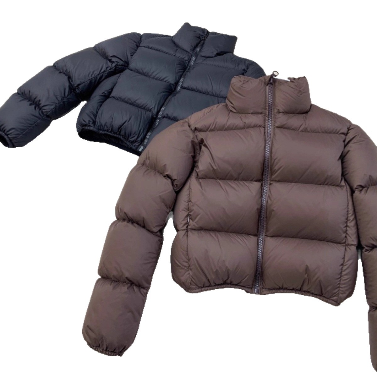 for Women, Kendall Jenner Style, 2025 New Short Thickened European Version Winter White Duck Down Puffer Jacket Trendy_voghion.com