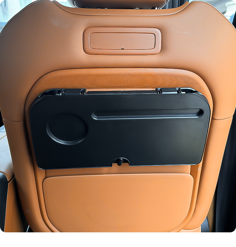 Suitable for Chery Icar V27 Rear Seat Small Table Board, Car-Mounted Folding Dining Table, Multi-Functional Storage Cup Holder Modification Part