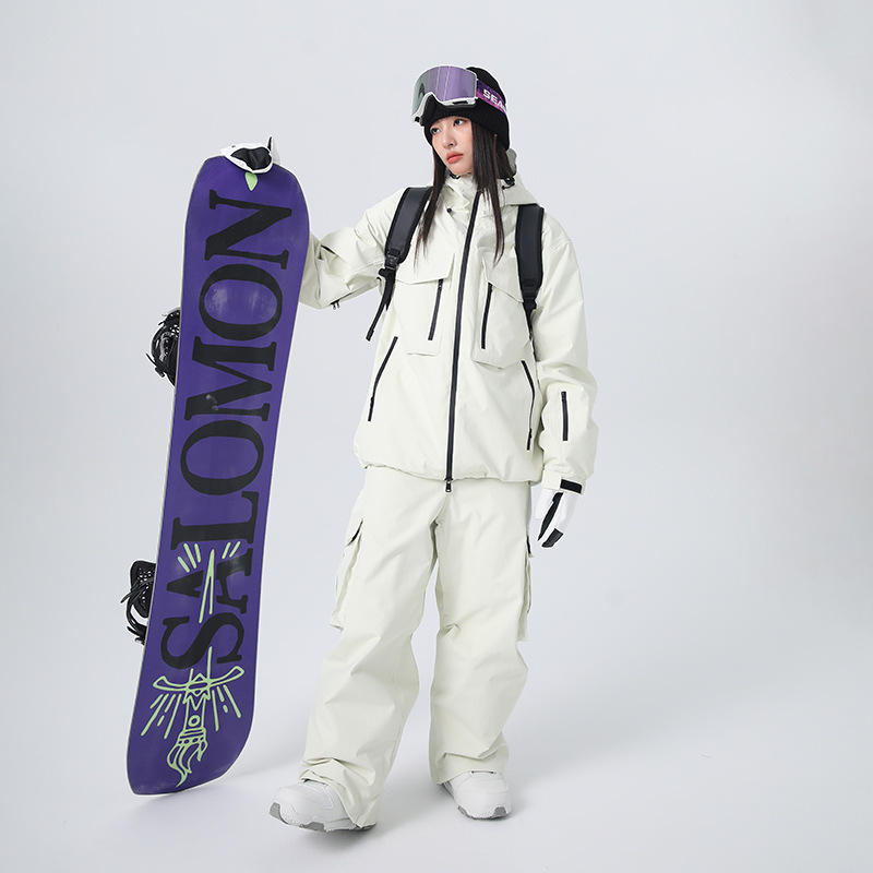 25-26 New Xueyi Pai Workwear Cotton Ski Suit Women's 3L Professional Warm Men's Snowboard Snow Jacket and Snow Pants 25-26 New Xueyi Pai Workwear Cotton Ski Suit Women's 3L Professional Warm Men's Snowboard Snow Jacket and Snow Pants
